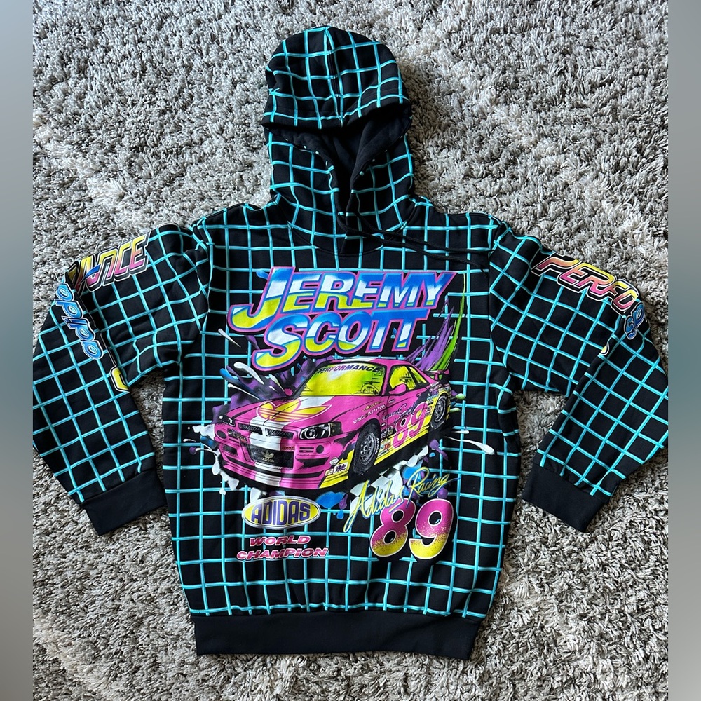 Adidas x Jeremy Scott Rally package! Hoodie AND t-shirt! - Picture 2 of 12